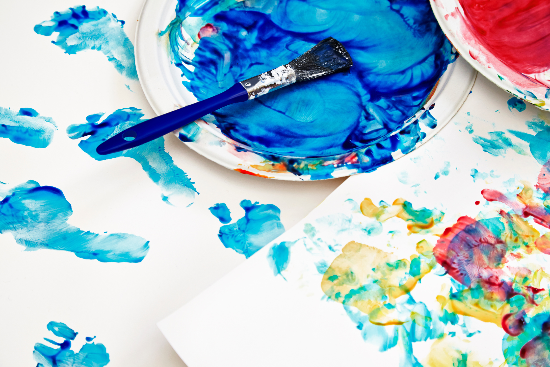 Kids painting background